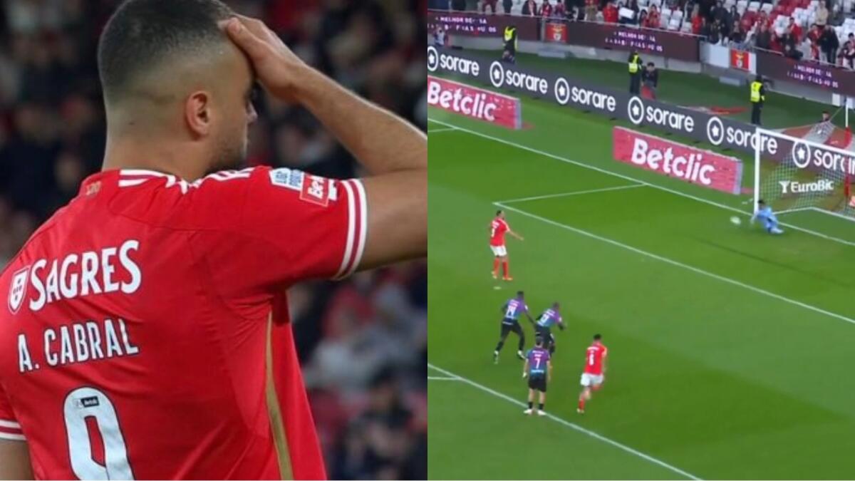 Disastro Cabral, sbaglia il rigore, l'arbitro ordina di ribatterlo e lo sbaglia ancora. Il video dell'esecuzione - 