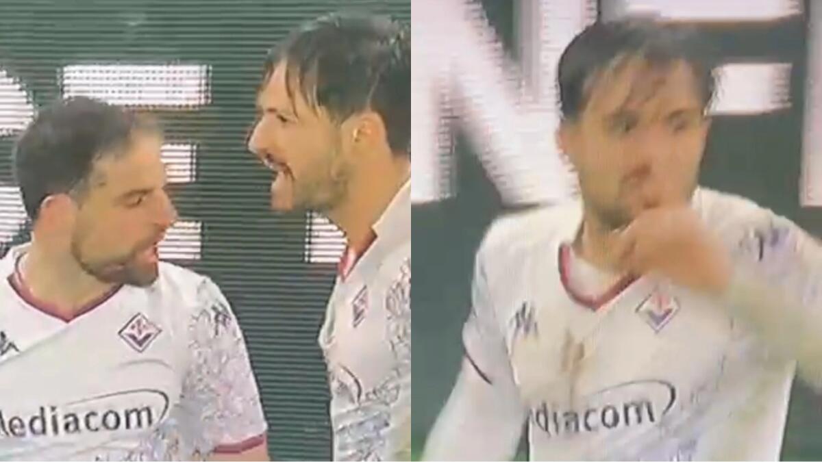 Ranieri attacca Bonaventura: "Stai zitto e pensa a giocare" con dito davanti alla bocca. Non una bella scena - 