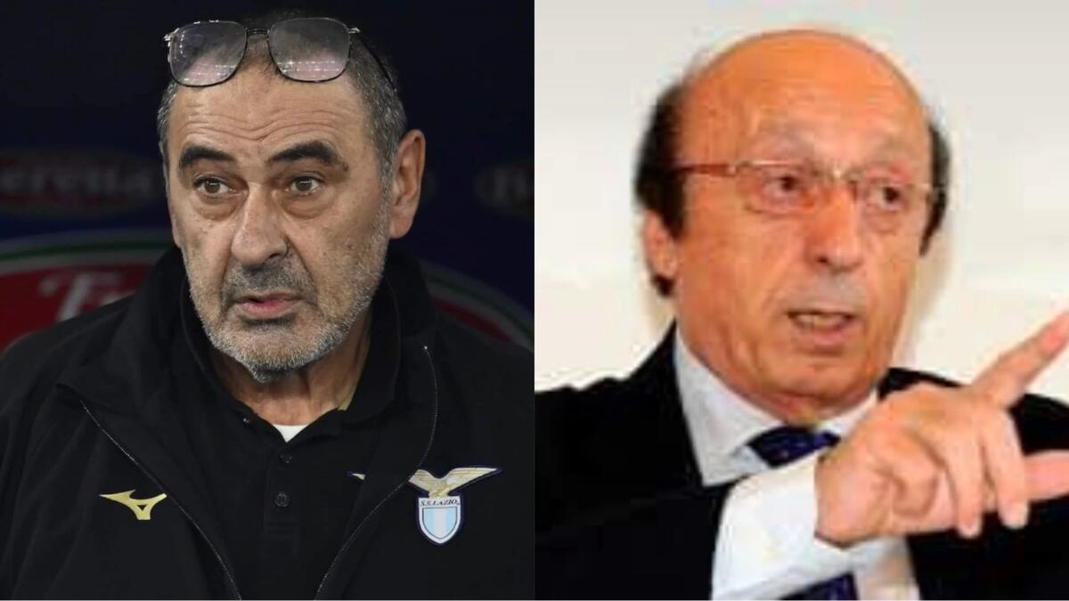 Sarri contro Moggi: "Non rispondo ad un radiato: Io ho vinto l'ultimo scudetto, lui è andato in B" - 