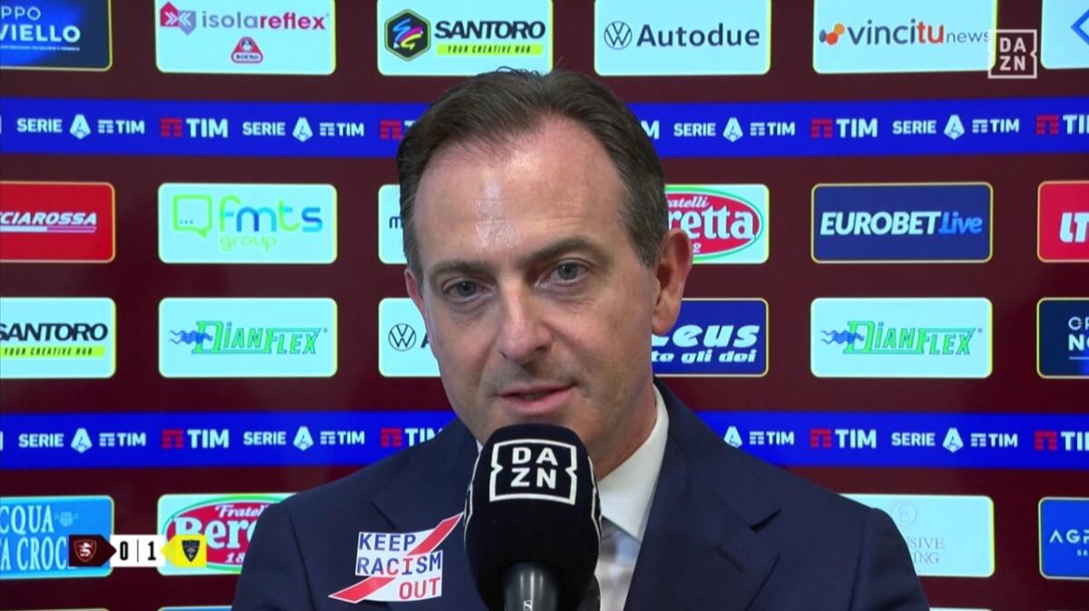 Salernitana in piena confusione, l'AD Milan: "Se sto parlando io e non Liverani un motivo ci sarà" - 