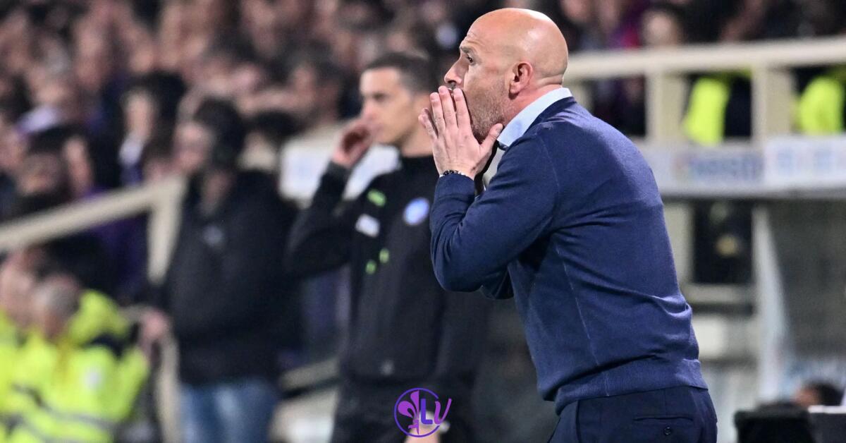 Italiano: "Belotti poteva segnare, Maignan ha fatto 2 grandi parate. Se finiva 2-2 nessuno protestava" - Firenze, Stadio Artemio Franchi, 30.03.2024, Fiorentina-Milan, foto Lisa Guglielmi. Copyright Labaroviola.com