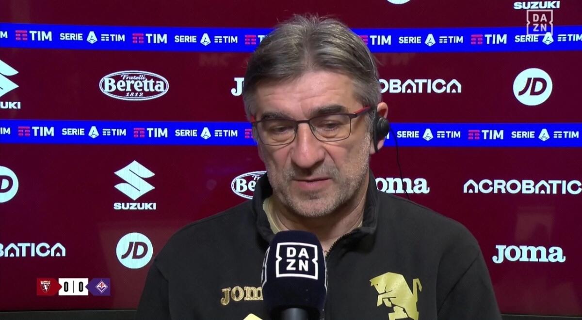 Juric commenta: "Il rosso a Ricci è stato esagerato. Dispiace non aver fatto gol nel primo tempo" - 