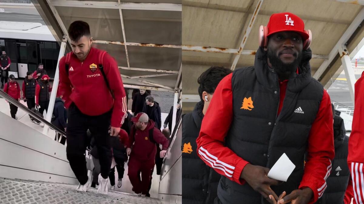 La Roma costretta a partire in aereo per Firenze, lavori lungo la linea ferroviaria che ritardano l'arrivo dei giallorossi - 