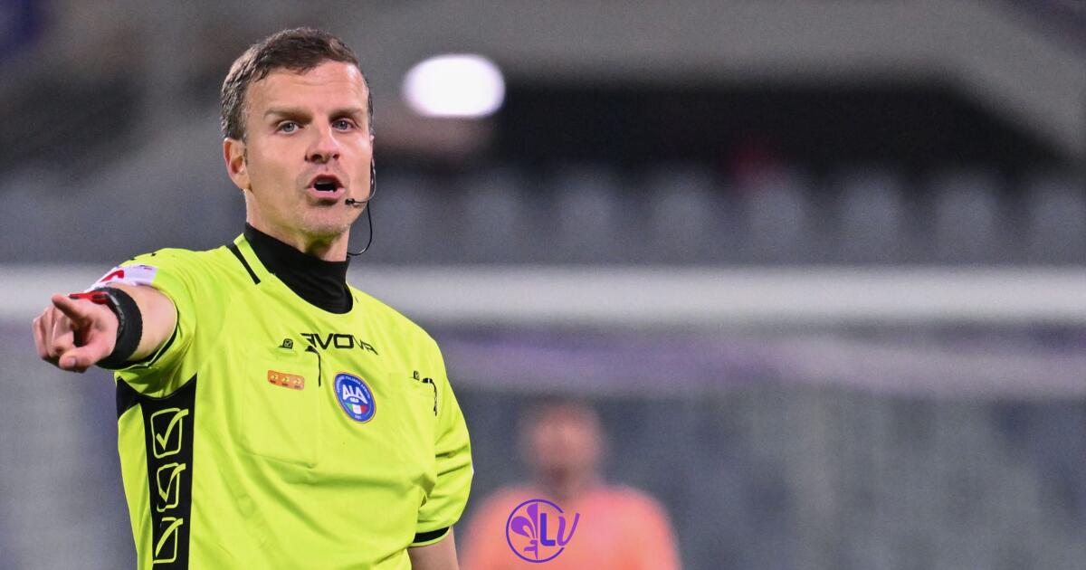 La Penna per Atalanta-Fiorentina. I viola hanno perso gli ultimi due incontri diretti dall'arbitro romano - Firenze, Stadio Artemio Franchi, 29.12.2023, Fiorentina-Torino, foto Lisa Guglielmi. Copyright Labaroviola.com