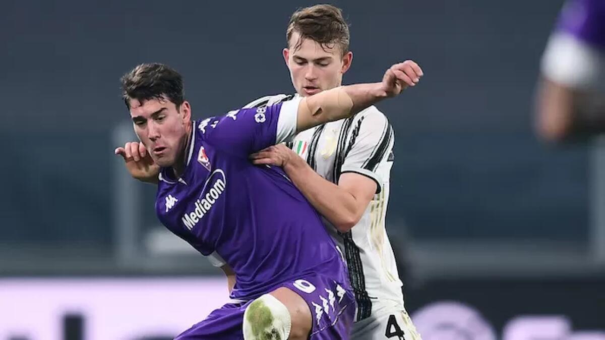 La vittoria della Fiorentina in casa della Juve manca dal 2020. I Protagonisti furono Vlahovic e Caceres - 