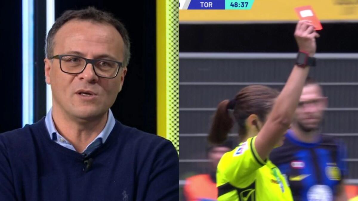 Disastro di Maria Caputi in Inter-Torino che espelle Tamezz, Marelli: "Non capisco, era solo giallo" - 