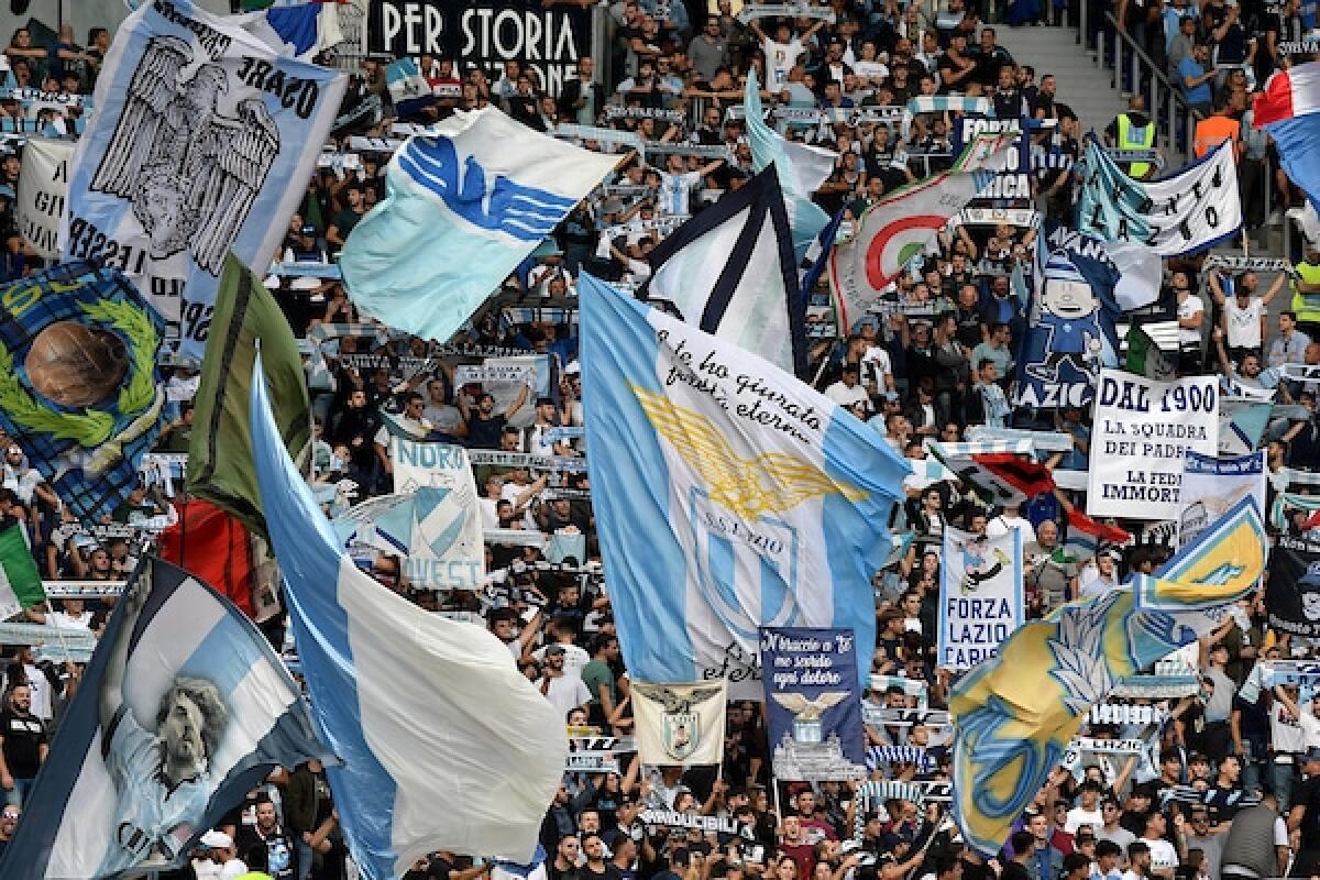 Il racconto di un tifoso disabile della Roma: "Sono stato picchiato dai tifosi della Lazio dopo il derby" - Lazio fans curva nord 
Roma 19-10-2019 Stadio Olimpico 
Football Serie A 2019/2020 
SS Lazio - Atalanta
Foto Andrea Staccioli / Insidefoto