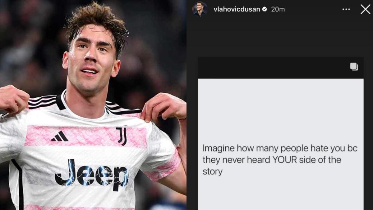 Vlahovic scrive un messaggio ai tifosi della Fiorentina: "Ti odiano senza conoscere la tua versione" - 