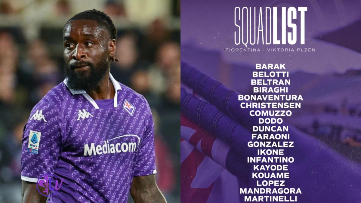 I convocati per Fiorentina-Viktoria Plzen: rientra Nzola, Italiano avrà a disposizione tutta la squadra - 