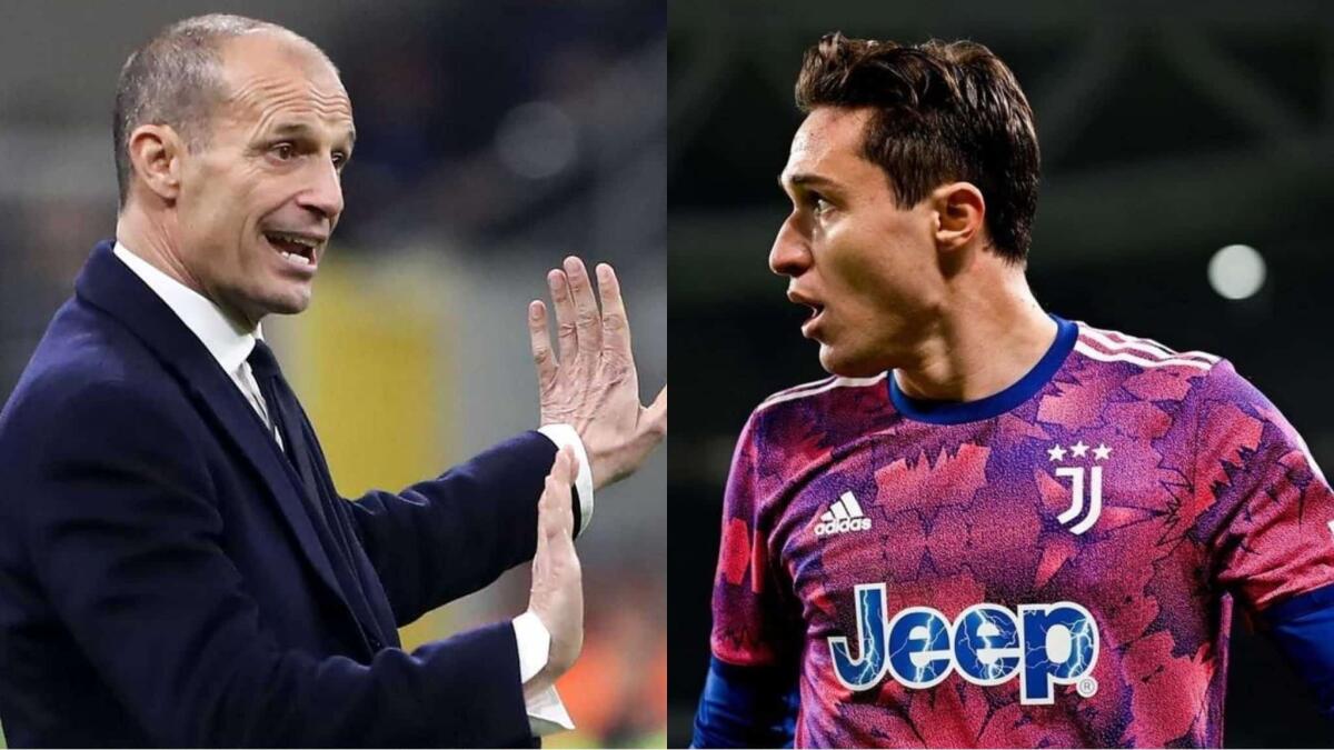 Chiesa contro Allegri, prima non lo saluta poi si sfoga: "Sono sempre io il primo cambio" - 