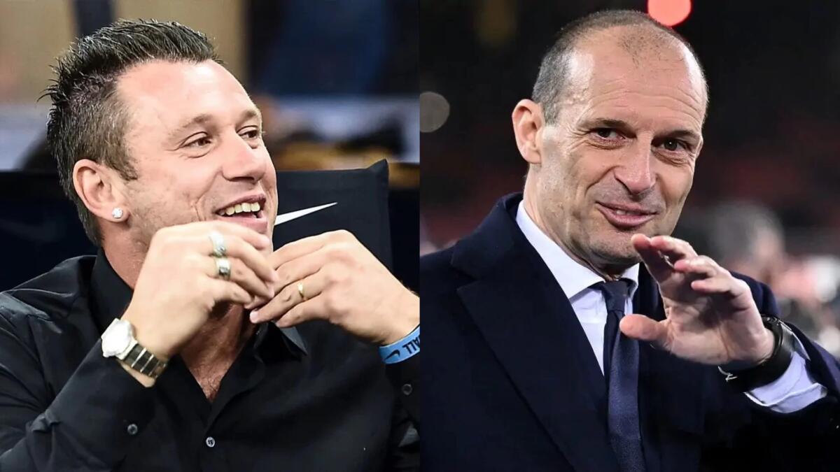 Cassano attacca Allegri: "La Juve ha 17 nazionali, ha speso 160 milioni e gioca alla carlona" - 