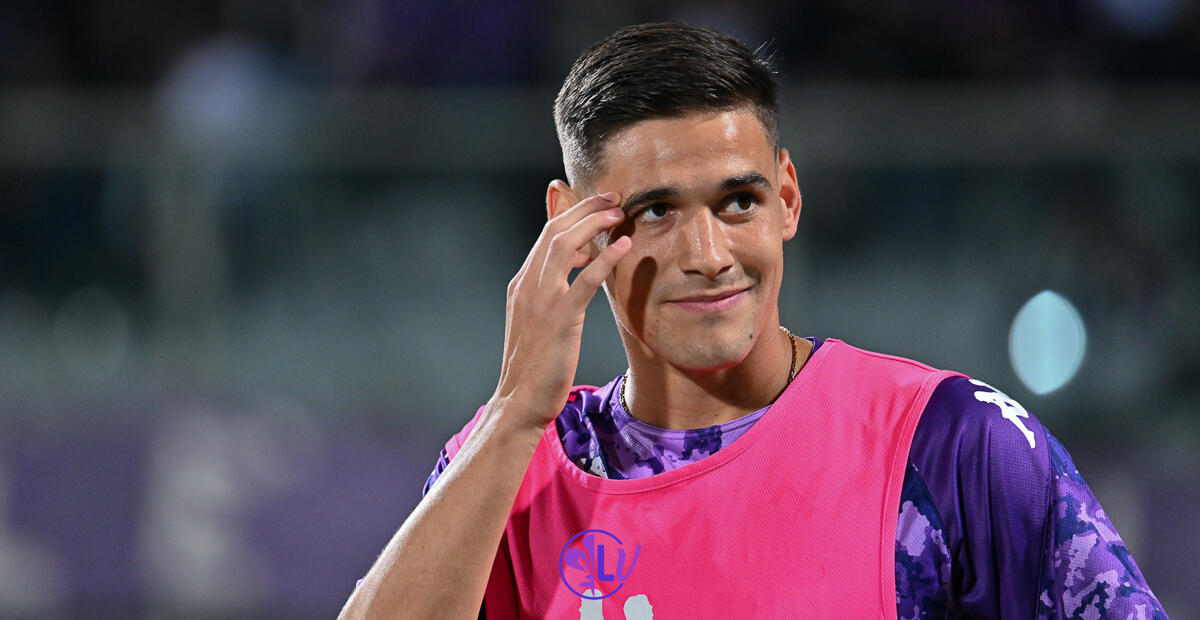 Gazzetta: "Commisso-De Laurentiis-Italiano: Martinez Quarta si avvicina così al Napoli" - Firenze, Stadio Artemio Franchi, 23.10.2023, Fiorentina-Empoli, foto Lisa Guglielmi. Copyright Labaroviola.com