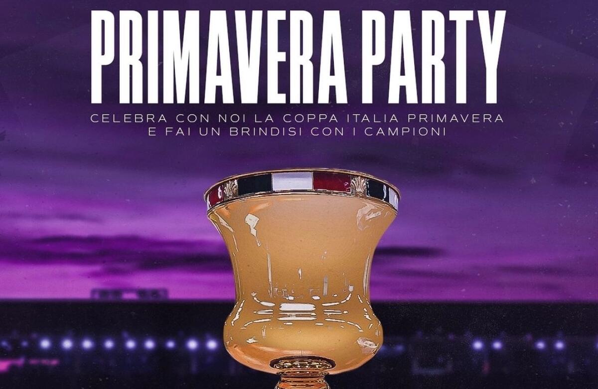 Al Viola Park si festeggia la vittoria della Coppa Italia Primavera: Venerdì dalle 22.30 al bar - 