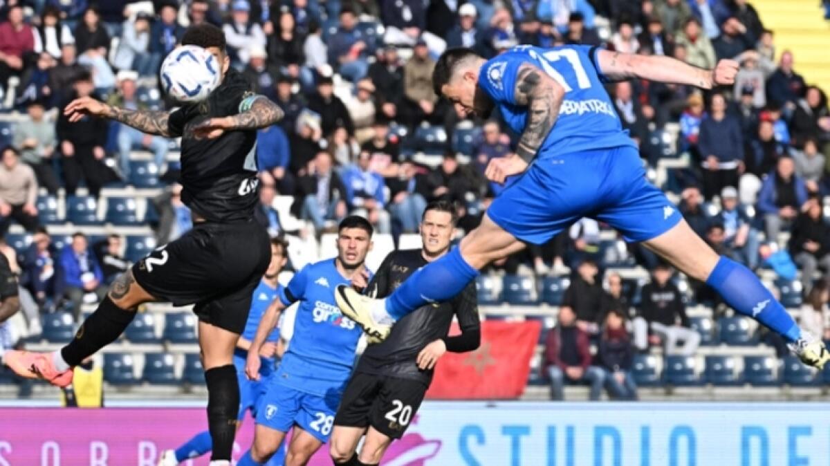 Il Napoli resta solo a +5 dalla Fiorentina con due partite in più, i partenopei perdono a Empoli 1-0 - 