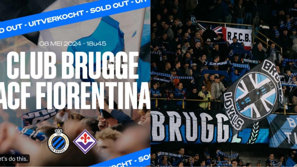 Il Club Brugge annuncia il sold out per il ritorno con la Fiorentina. I belgi credono nell'impresa - 