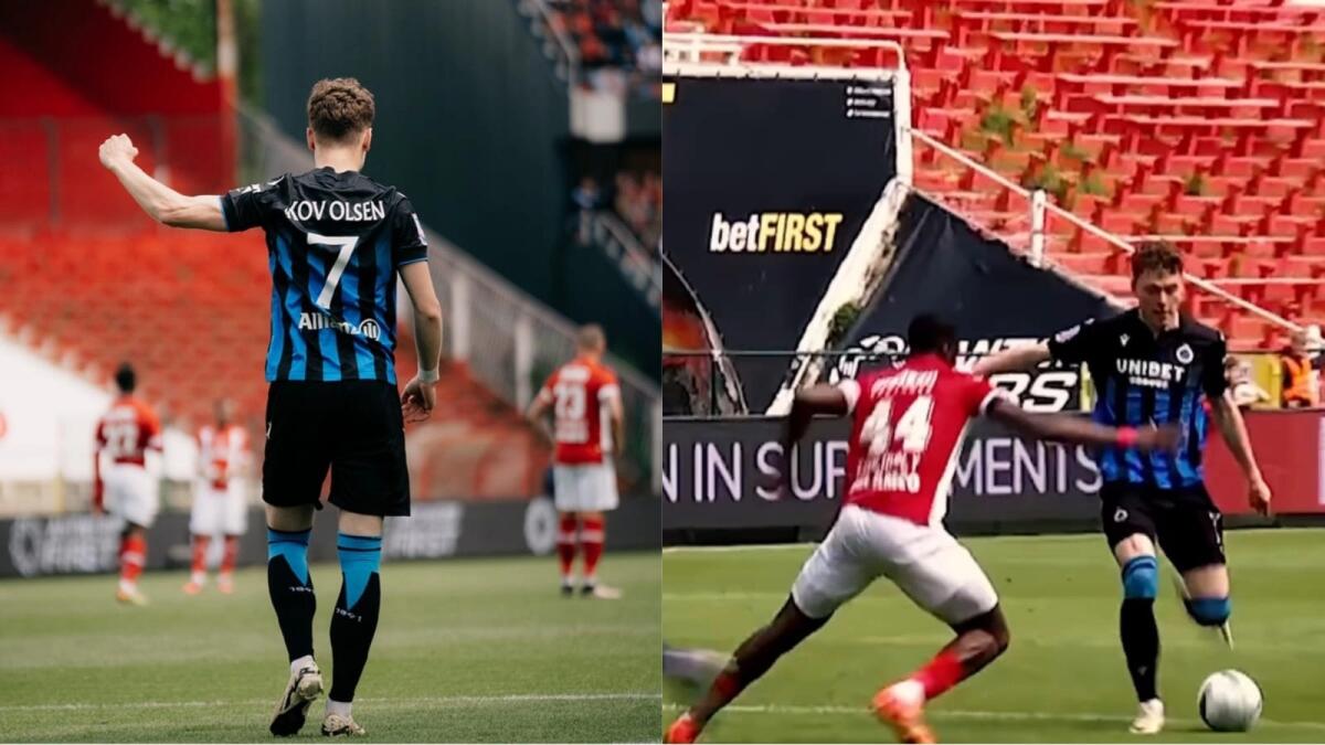 Il Club Brugge ritrova Skov Olsen: l'ex Bologna scalda i motori per la Fiorentina e segna contro l'Anversa - 