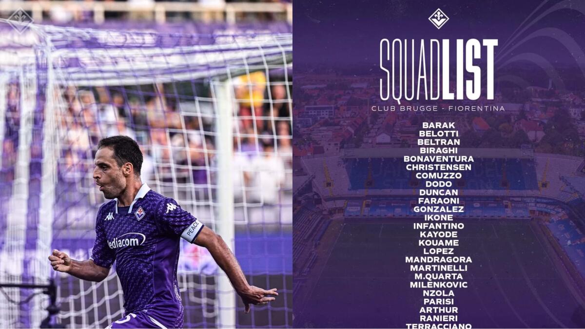Squadra al completo per la semifinale di ritorno contro il Brugge: Bonaventura presente anche se non al meglio - 
