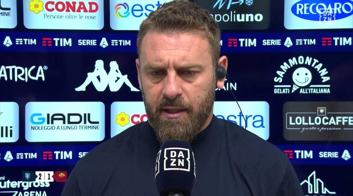 De Rossi chiede scusa: "Non volevamo perdere. Non penso che adesso Di Francesco voglia ascoltarmi" - 