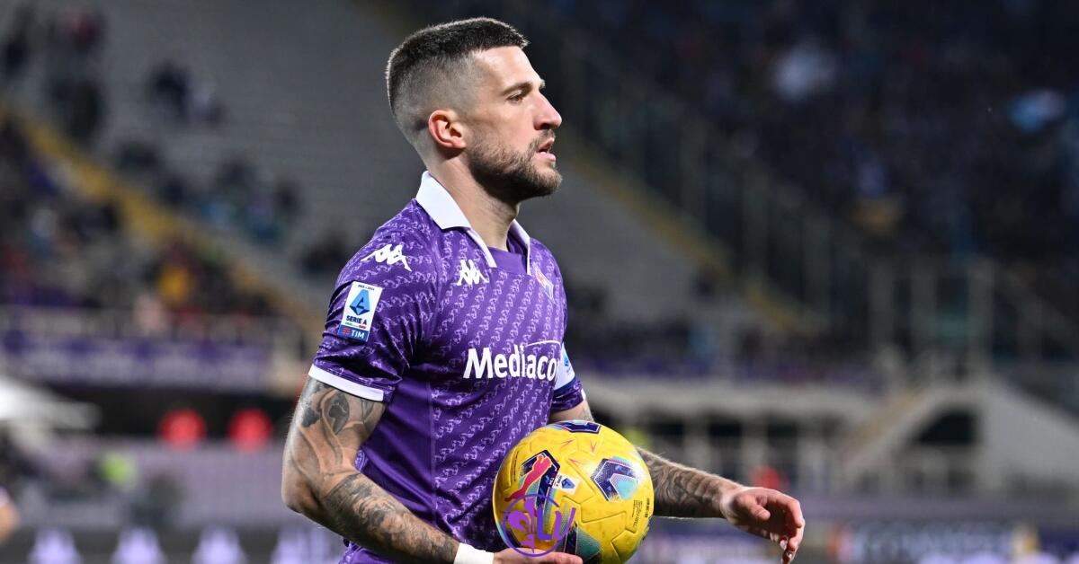 Biraghi: “Fin quando sarò io capitano tutti daranno il massimo per raggiungere l’obbiettivo” - Firenze, Stadio Artemio Franchi, 26.02.2024, Fiorentina-Lazio, foto Lisa Guglielmi. Copyright Labaroviola.com