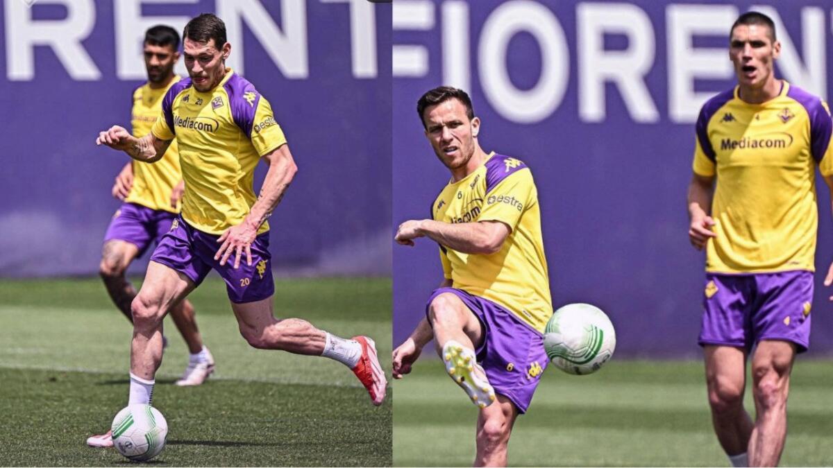 Dal Viola Park, La Fiorentina partirà lunedì per Atene. Tutti a disposizione nell'allenamento di oggi - 