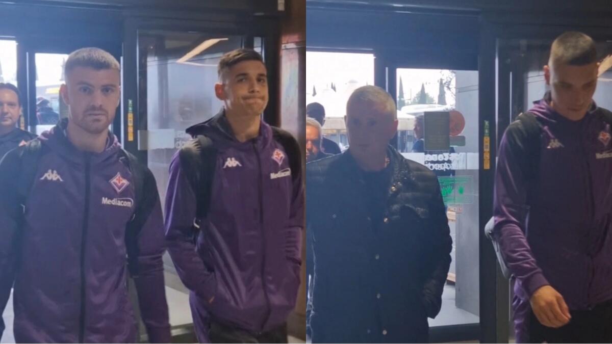 La Fiorentina parte per il Belgio. Ci sono Pradè e Ferrari, presente anche il CEO Mark Stephan - 