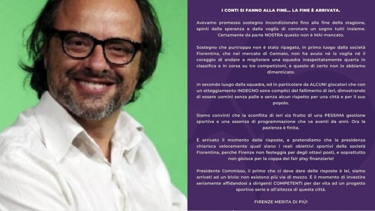 Basile: "Un mese fa la Fiesole promuoveva la vendita dei biglietti, ora dice «basta» con un comunicato?" - 