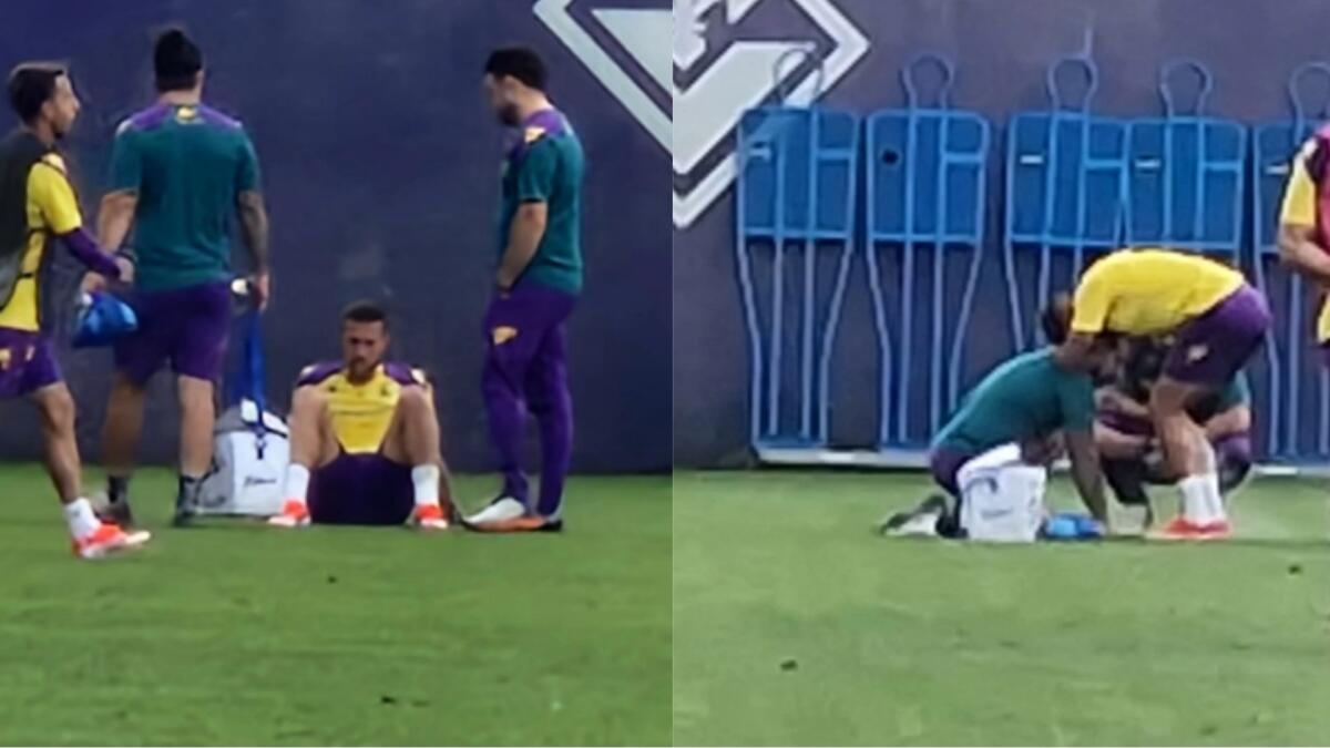 Infortunio per Biraghi, costretto ad abbandonare la partitella dopo aver ricevuto un pestone - 