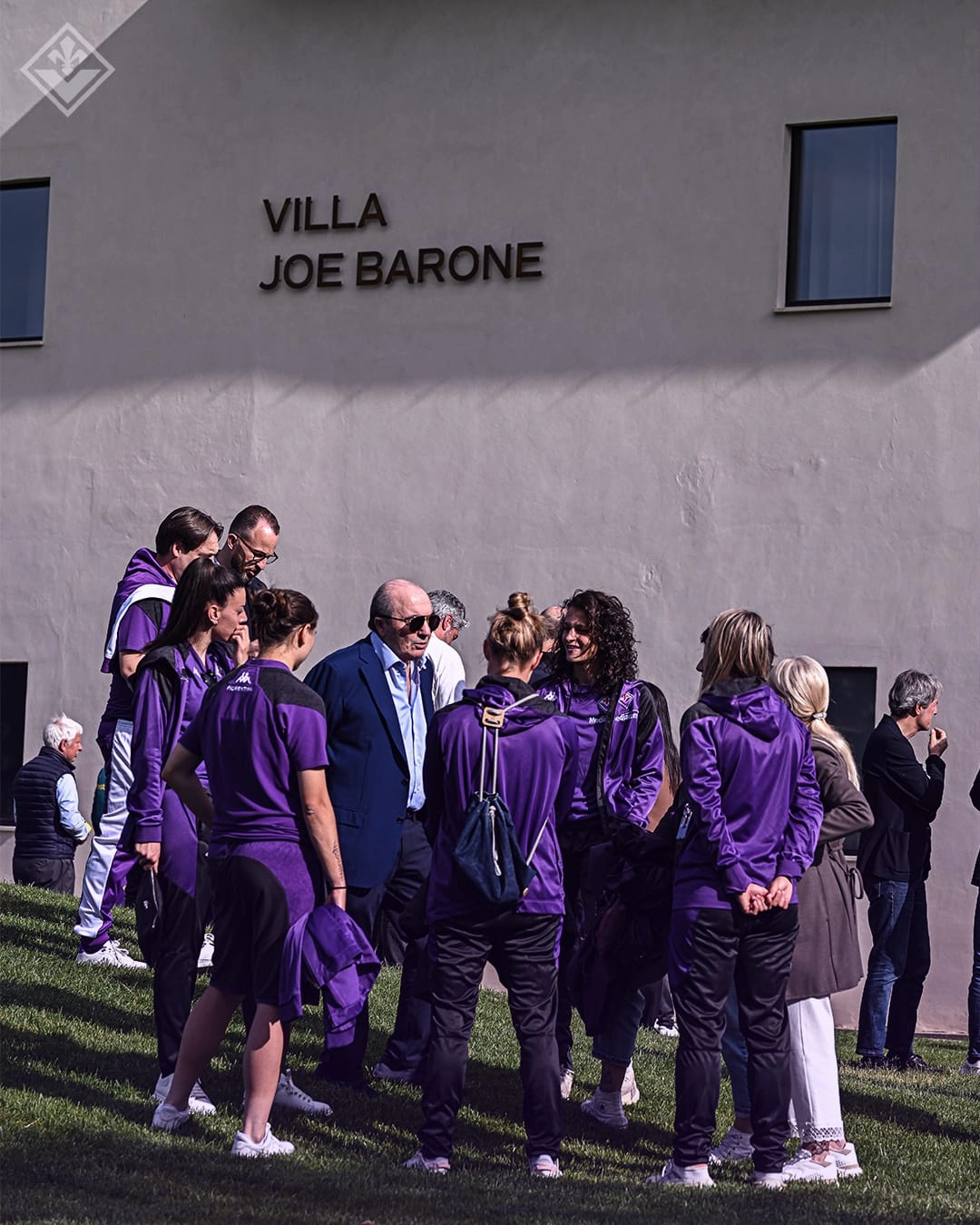 Oggi la Villa del Viola Park è stata intitolata a Joe Barone. Presente la famiglia e Commisso