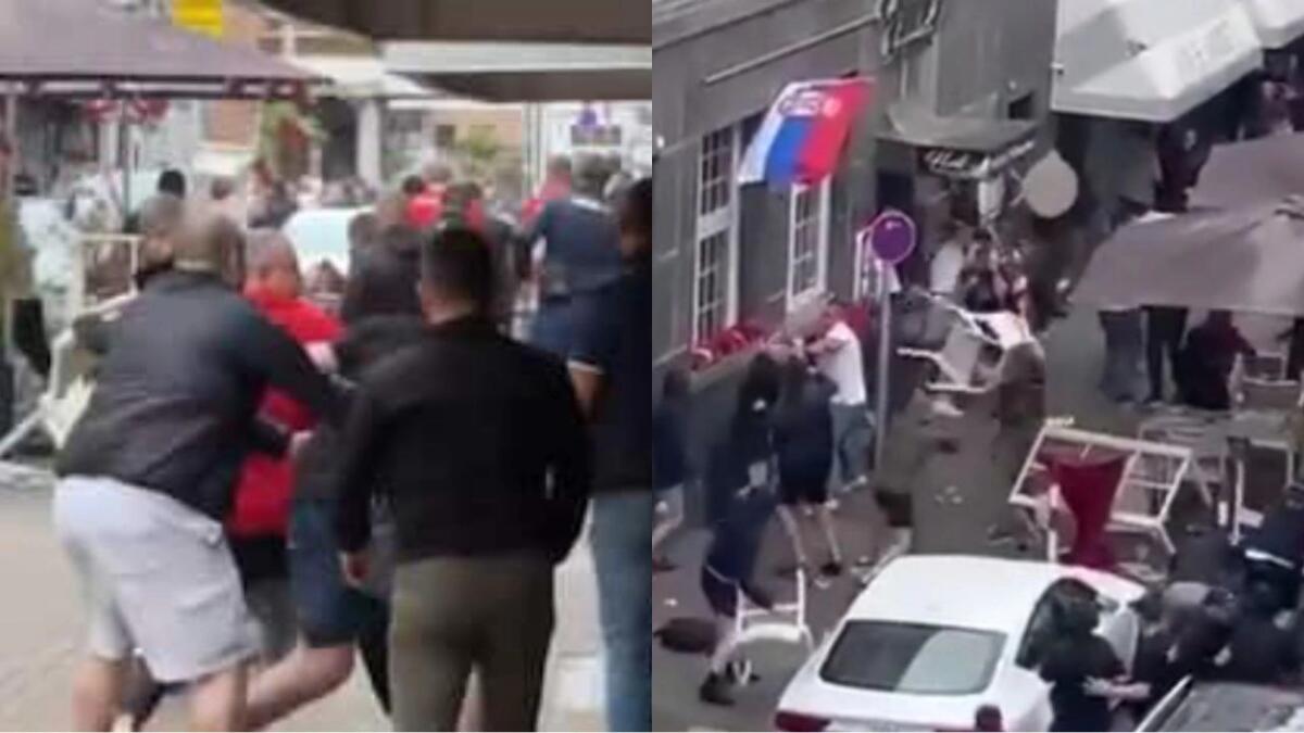 Iniziano i problemi in Germania. Scontri violenti tra tifosi della Serbia ed inglesi: due feriti e sei arresti - 