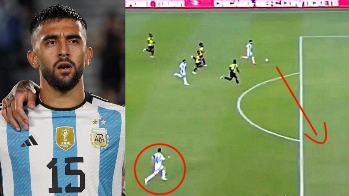 Bufera Nico Gonzalez, sbaglia il cucchiaio davanti al portiere e ignora Messi tutto solo, il 10 non ci sta - 