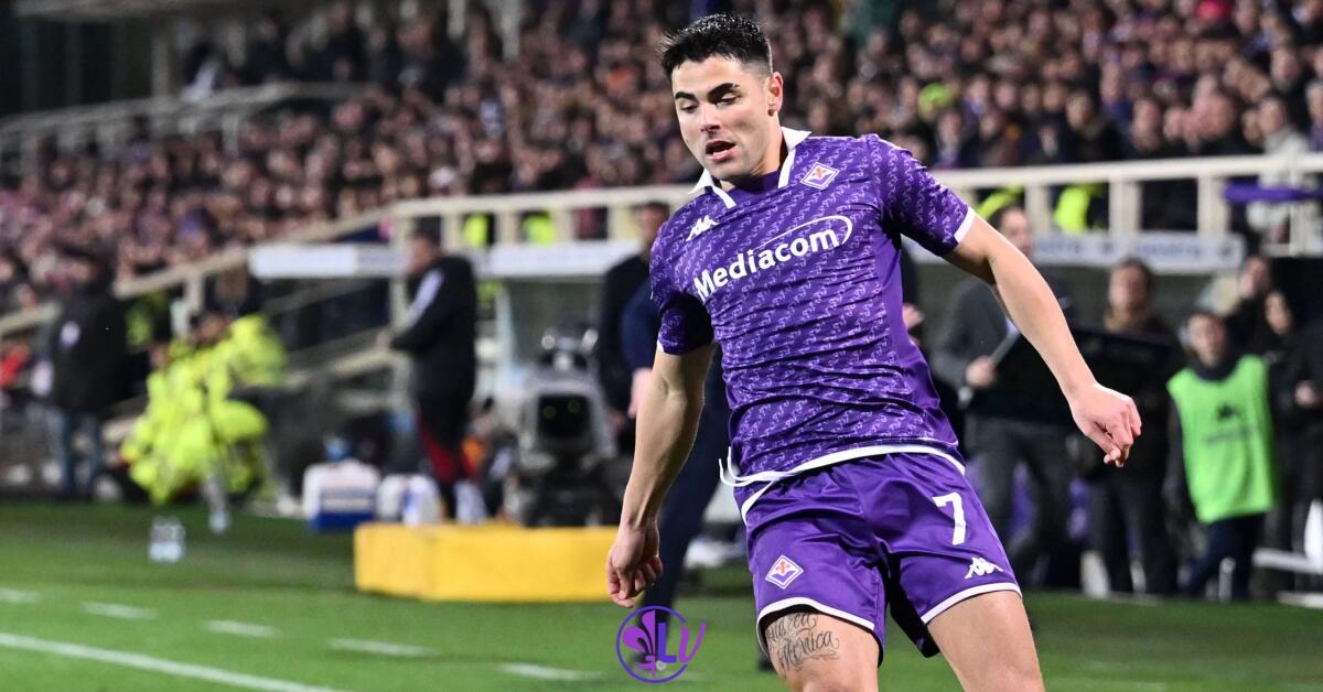 Andrea Sottil: "Riccardo si sta allenando da solo come un pazzo per essere al top per il ritiro con la Fiorentina" - Firenze, Stadio Artemio Franchi, 10.03.2024, Fiorentina-Roma, foto Lisa Guglielmi. Copyright Labaroviola.com