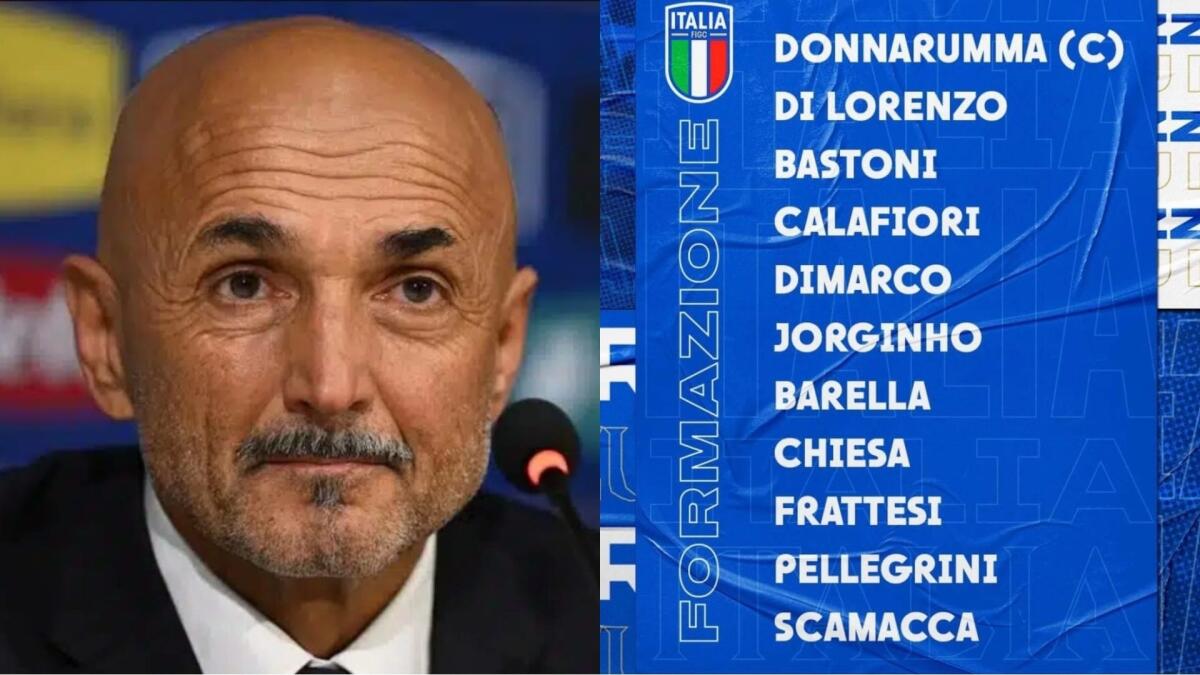 Italia, gli 11 scelti da Spalletti per l'Albania: Calafiori in difesa, in mezzo c'è Barella, Scamacca in attacco - 