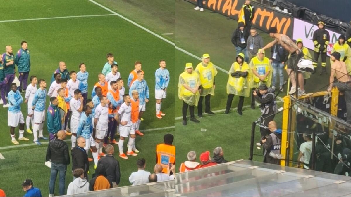 A Bergamo Fiorentina contestata dai tifosi dopo la partita: parole pesanti e coro: "Solo per la maglia" - 