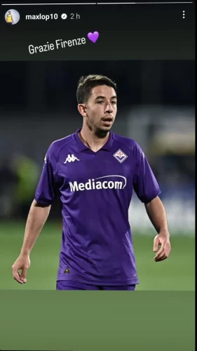 Maxime Lopez scioglie i dubbi sul suo futuro e saluta la Fiorentina su Instagram: "Grazie Firenze"