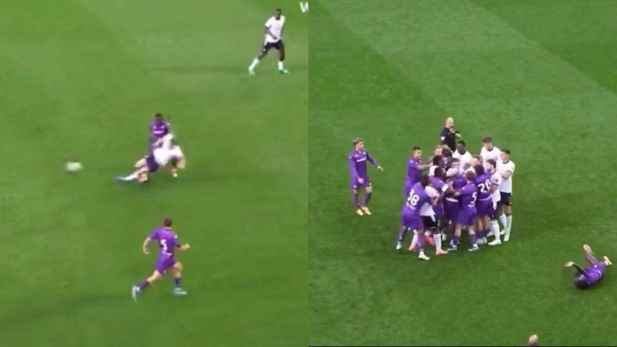 VIDEO, Johnston fa un intervento killer su Kean e fa scatenare una rissa in Bolton-Fiorentina - 
