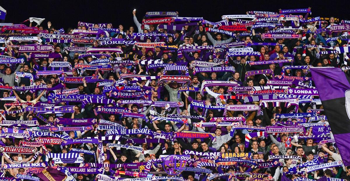 La Fiorentina ha raggiunto quota 5 mila abbonati e li ha ringraziati sui propri profili social - Firenze, stadio A.Franchi, 27.04.2023, Fiorentina-Cremonese, foto Lisa Guglielmi. Copyright Labaroviola.com