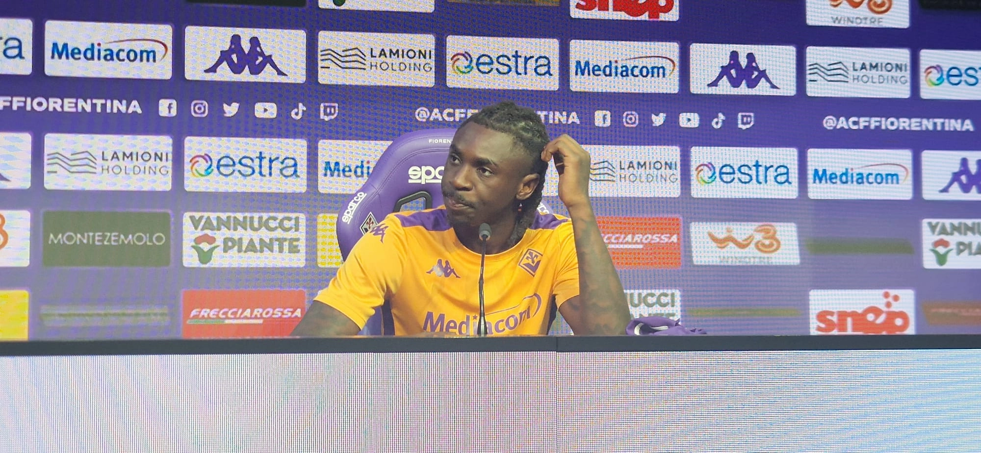 Kean: "Qui per vincere. Vlahovic mi ha parlato bene di Firenze. Pago vacanza a Dodò se mi fa 8 assist"
