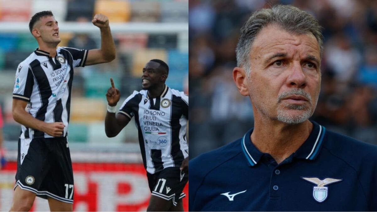 La Lazio fa flop a Udine, perde 2-1 nonostante l'uomo in più. Show di Thauvin e gol di Lucca - 