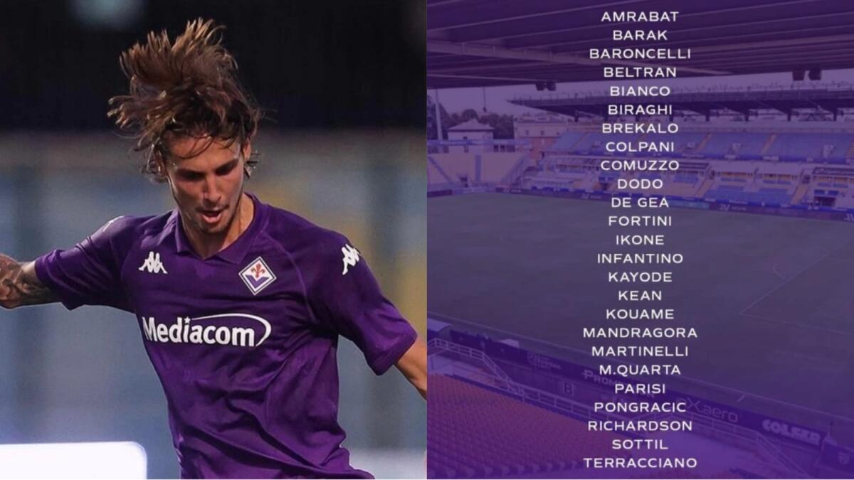 I convocati della Fiorentina per il Parma: assente Nico Gonzalez, ci sono Amrabat e De Gea - 