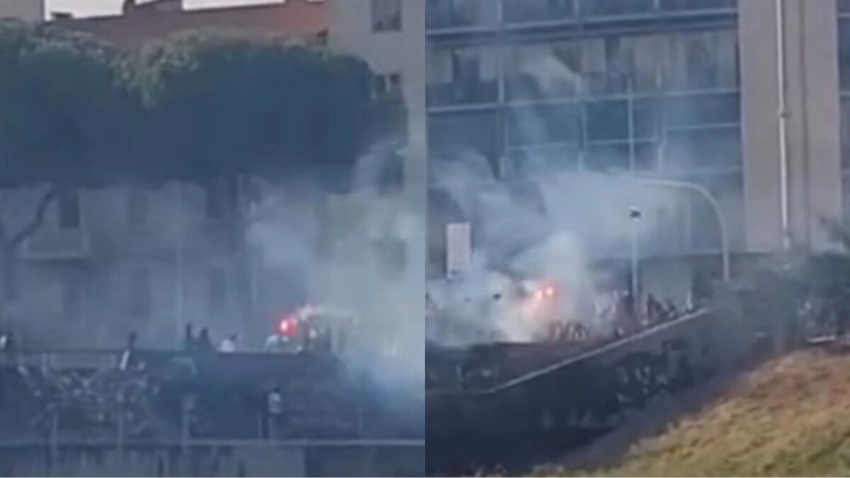 I tifosi del Montpellier attaccano quelli della Fiorentina. Scontri a Firenze sud prima dell'amichevole - 