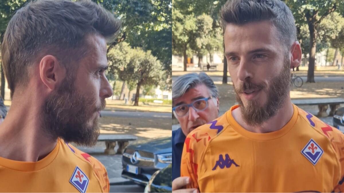 De Gea alle visite mediche con la Fiorentina: "Sono molto contento di essere qui, forza viola" - 