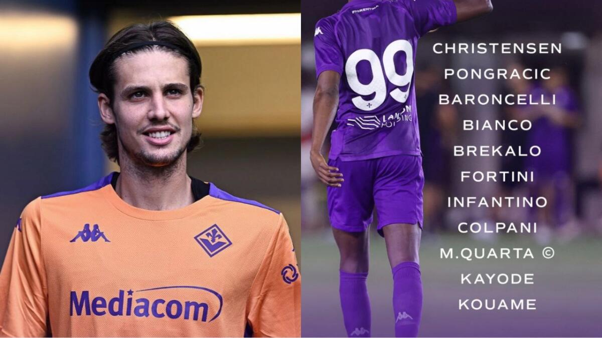 Formazione Fiorentina contro il Grosseto: gioca Christensen, torna Quarta, finalmente Colpani - 