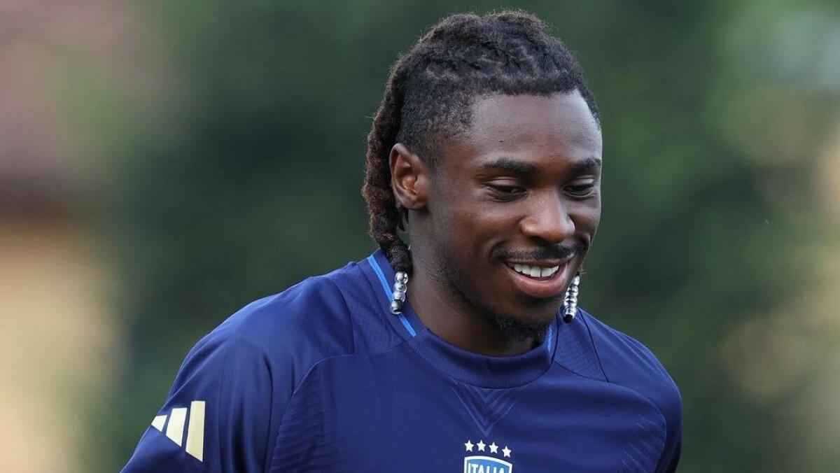 Niente di grave per Kean in Nazionale. Si è allenato a parte per un affaticamento, domani in gruppo - 