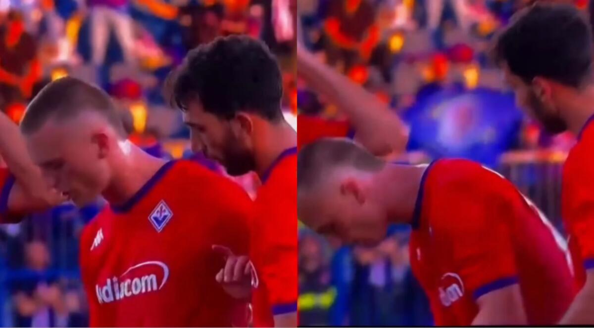 Questa volta Gudmundsson ha litigato con Cataldi per la punizione: lo ha cacciato dalla palla - 