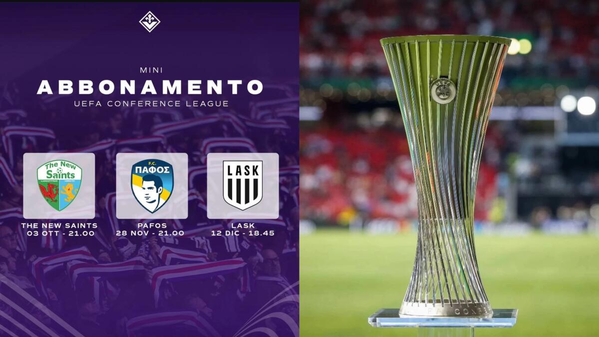 La Fiorentina da il via alla campagna abbonamenti per la Conference League, vendita libera dal 13 Settembre - 