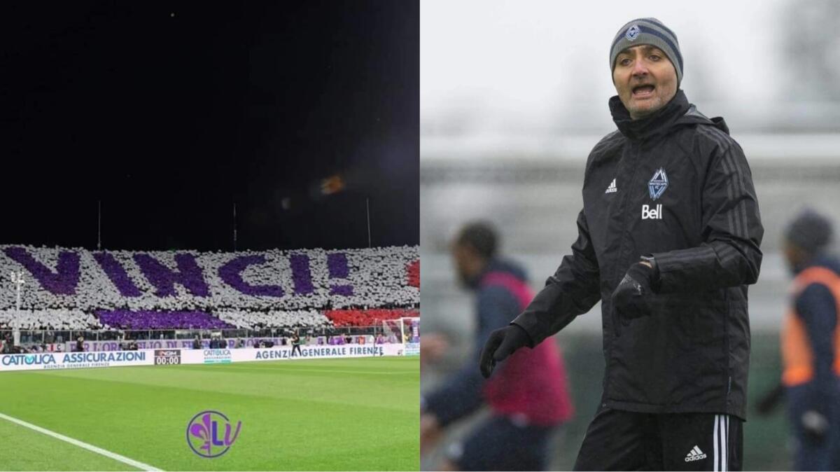 Sartini (All.Vancouver Whitecaps): "Sogno lo scudetto della Fiorentina visto dalla Curva Fiesole" - 