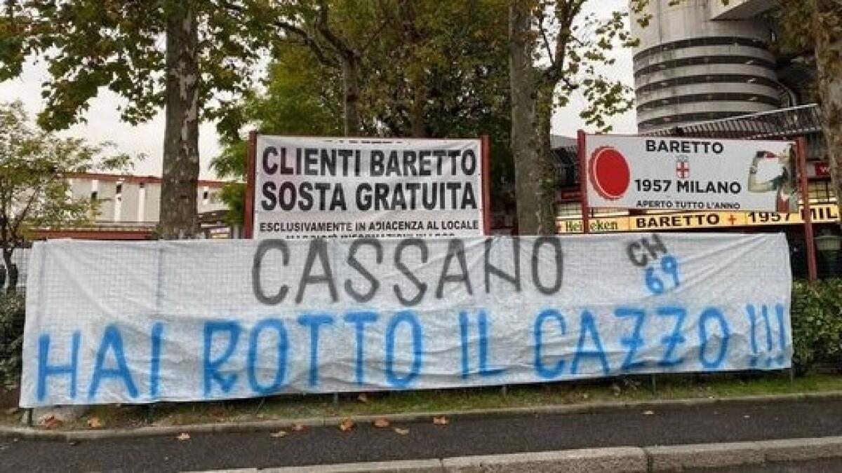 Cassano duro con Inzaghi e Barella, la reazione della Curva Nord nerazzurra: "Hai rotto il c***o" - 
