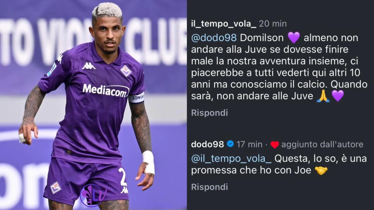 Dodò: "Datemi il rinnovo e lo firmo subito. Non andare alla Juventus è una promessa fatta a Joe" - 