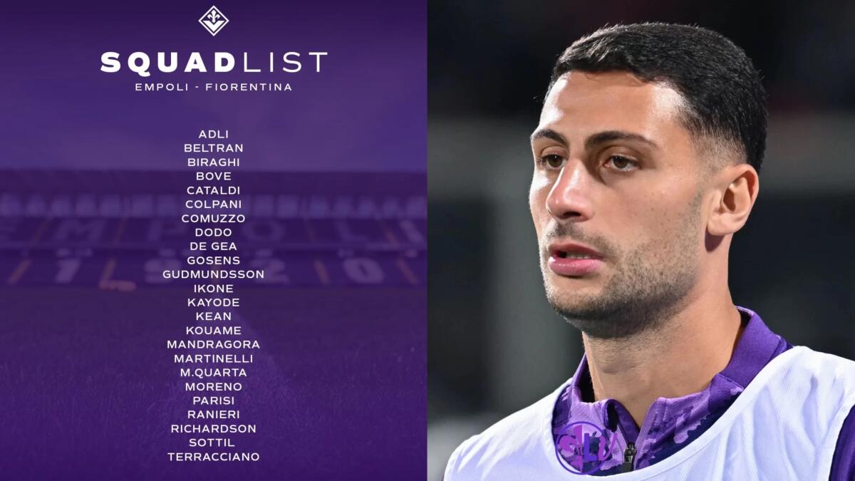 I convocati della Fiorentina per l'Empoli: Mandragora recupera ed è convocato, Pongracic ancora out - 