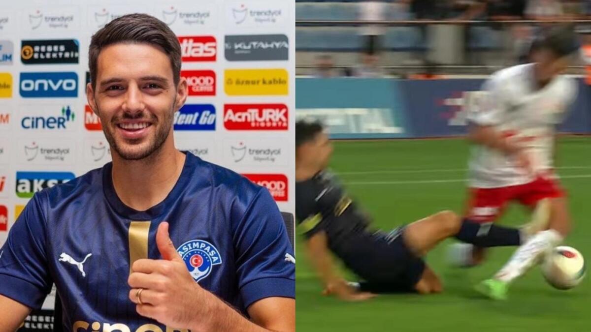 Inizio da incubo per Brekalo in Turchia: intervento killer in Kasimpasa-Antalyaspor e rosso diretto - 